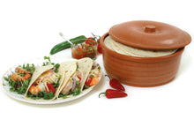 Load image into Gallery viewer, Tortillero Tortilla Bread Pancake Warmer Brown New