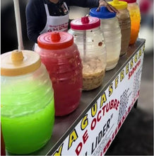 Load image into Gallery viewer, 5 gal. vitrolero aguas frescas w/lid random color From Mexico Pack of 1