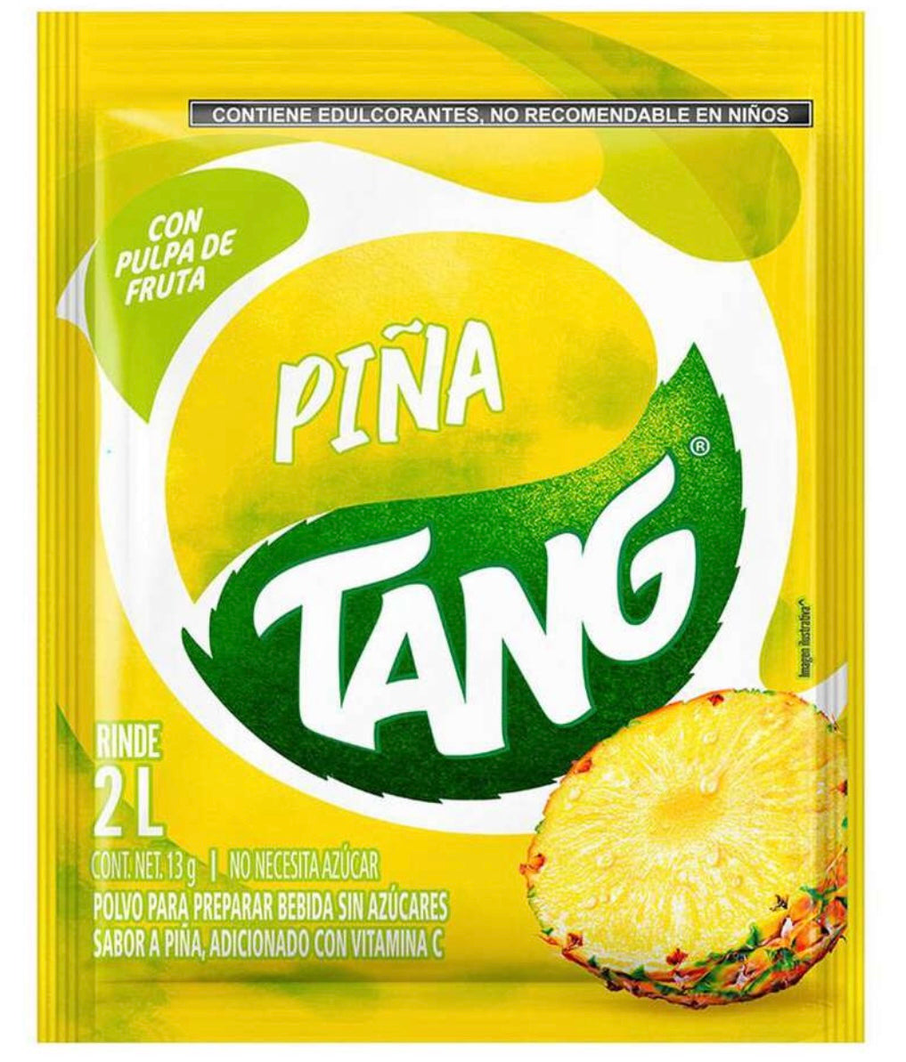 3 X Tang Piña Flavor Drink Mix No Sugar Needed Makes 2 Liters