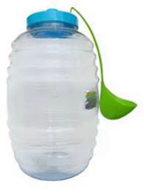 Load image into Gallery viewer, 5 gal. vitrolero aguas frescas random color w/lid &amp; laddle From Mexico Pack of 1