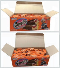 Load image into Gallery viewer, Marinela Gansitos Strawberry Filled Chocolate Covered Mexican Snack Cake 32 Pk