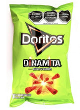 Load image into Gallery viewer, Sabritas Doritos Dinamita Chile y Limon box with 5 SMALL bags