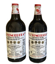 Load image into Gallery viewer, 2 X La Vencedora Pure Mexican Vanilla Extract Glass Bottles 31oz Ea From Mexico
