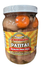 Load image into Gallery viewer, patitas en vinagre seasoned pickled pig pork feet in brine ready to eat 2lb