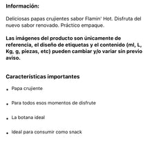 Load image into Gallery viewer, Sabritas Receta Crujiente Mexican Papas Botana Snacks Chips SMALL Pack of 5