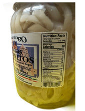Load image into Gallery viewer, cueritos en vinagre seasoned pickled pork skins rinds in brine ready to eat 32oz