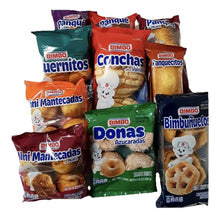 Load image into Gallery viewer, BIMBO sweet bread bundle 10 packs total Mexico Tradiciones pan dulce Mexican Snacks