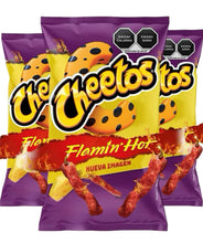 Load image into Gallery viewer, Sabritas Cheetos Flamin Hot 3 Pk BIG bags papas snacks authentic from Mexico