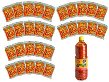 Load image into Gallery viewer, FRITOS PARGA clasicas frituras originales de Mexico 2oz. ea. 30 Pk. 1 Lt. Salsa Botanera Bottle
