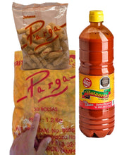 Load image into Gallery viewer, FRITOS PARGA clasicas frituras originales de Mexico 2oz. ea. 30 Pk. 1 Lt. Salsa Botanera Bottle