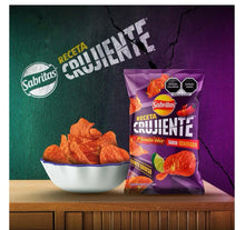 Load image into Gallery viewer, Sabritas Receta Crujiente Mexican Papas Botana Snacks Chips SMALL Pack of 5