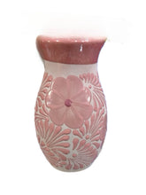 Load image into Gallery viewer, Talavera Authentic Mexican Florero Flower Base Handmade Handpainted Barro Engove 1 Pc