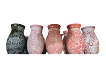 Load image into Gallery viewer, Talavera Authentic Mexican Florero Flower Base Handmade Handpainted Barro Engove 1 Pc