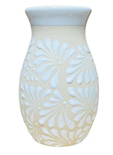 Load image into Gallery viewer, Talavera Authentic Mexican Florero Flower Base Handmade Handpainted Barro Engove 1 Pc