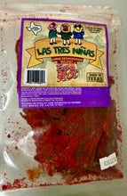 Load image into Gallery viewer, carne seca crunchy 100% premium beef jerky red powder EXTRA fuego hot mexican snack Texas made 1.3 oz.