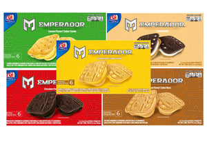 Gamesa Mix Emperador | Limon | Vainilla | Choco | Nuez |Mexican Cookies | 5 pack