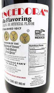 2 X La Vencedora Mexican Vanilla Glass Bottles 31oz Ea From Mexico