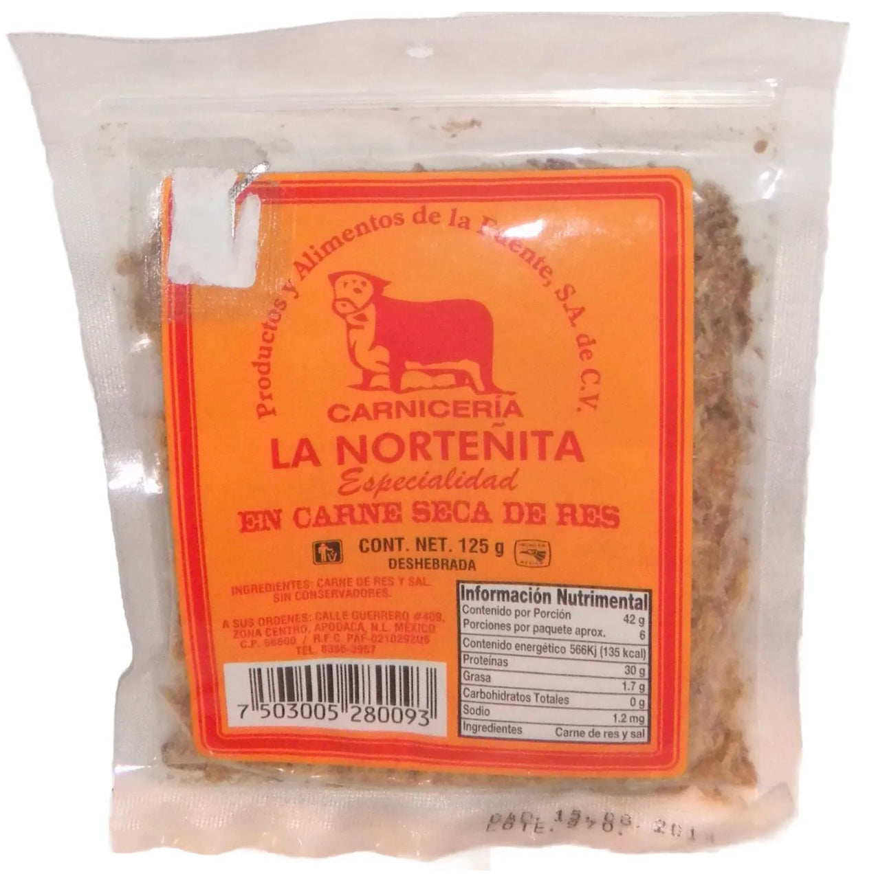 LA NORTENITA Machacado Carne Seca Res Shredded Beef Jerky 250g From Ap –  Border Merchant