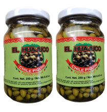 Load image into Gallery viewer, 2 X chile Piquin Del Monte En Escabeche Hot &amp; Spicy Pepper 2 Bottles