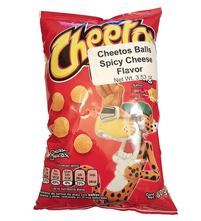 Cheetos Bolitas 110g, Mexican Chips, Sabritas Mexicanas