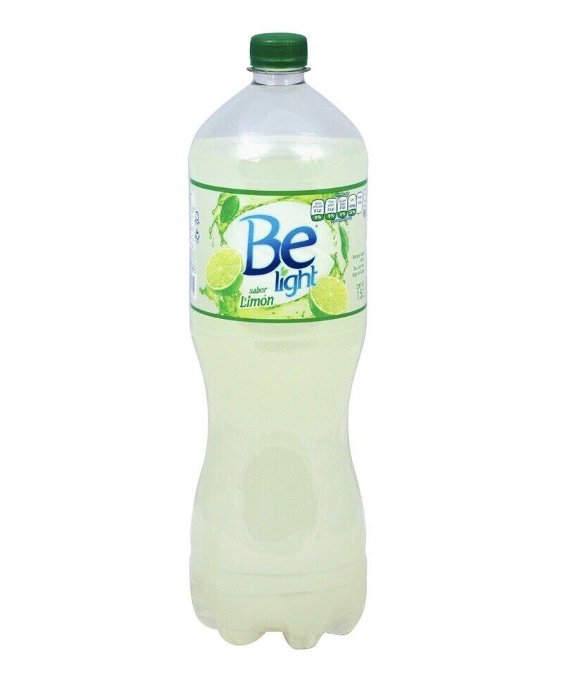 4 x be light limon flavored water zero calorie zero sugar 1.5 liter 50oz mexico