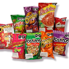 Load image into Gallery viewer, Sabritas 9-Pack Mexican Fiesta Mix: Cheetos Bolitas, Cheetos Colmillos, Churruma