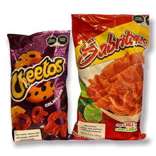 Load image into Gallery viewer, Sabritas 9-Pack Mexican Fiesta Mix: Cheetos Bolitas, Cheetos Colmillos, Churruma