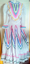 Load image into Gallery viewer, Womens Jalisco Dress With Super Wide Skirt Flow Folklorico Dance Handmade New