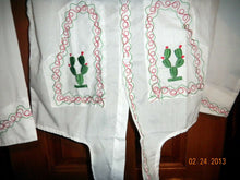 Load image into Gallery viewer, Mens Many Sizes Shirts For Mexican Folklorico Charro Fiesta Dance Handmade NWOT