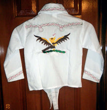 Load image into Gallery viewer, Boys &amp; Toddlers Tri-Color Shirt Mexico Folklorico 5 De Mayo Fiesta Dance Costume