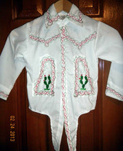 Load image into Gallery viewer, Boys &amp; Toddlers Tri-Color Shirt Mexico Folklorico 5 De Mayo Fiesta Dance Costume