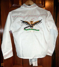 Load image into Gallery viewer, Boys &amp; Toddlers Tri-Color Shirt Mexico Folklorico 5 De Mayo Fiesta Dance Costume