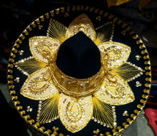 Load image into Gallery viewer, Mariachi Charro Authentic Mexican Sombrero Hat Accessory Folklorico Outfit New