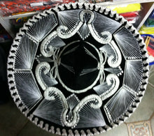 Load image into Gallery viewer, Mariachi Charro Authentic Mexican Sombrero Hat Accessory Folklorico Outfit New