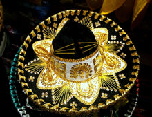 Load image into Gallery viewer, Mariachi Charro Authentic Mexican Sombrero Hat Accessory Folklorico Outfit New