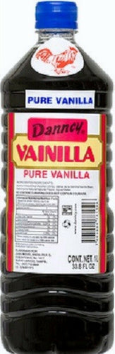 1 X Dark Danncy Pure Mexican Vanilla Extract 33oz 1L Plastic Botle From Mexico