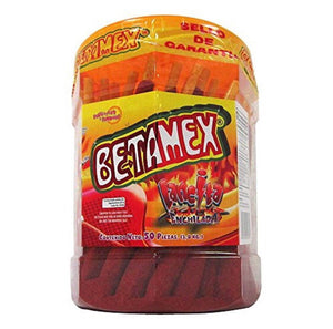 Betamex Banderilla Tarugos Tamarindo Chile Mexico Tamarind Candy Sticks 50Pc 2Kg