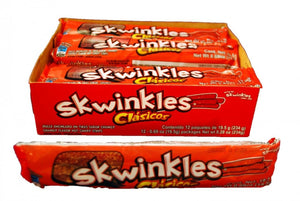 Skwinkles Tiras Sabor Chamoy Hot Candy Strips Mexican Candy 12 Pcs Sealed