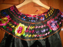 Load image into Gallery viewer, Chiapas Girls Folklorico Traditional Dance Fiesta Set Embroidery Black Or White