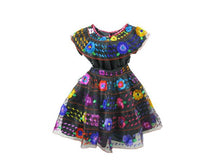 Load image into Gallery viewer, Chiapas Girls Folklorico Traditional Dance Fiesta Set Embroidery Black Or White
