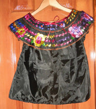 Load image into Gallery viewer, Chiapas Girls Folklorico Traditional Dance Fiesta Set Embroidery Black Or White