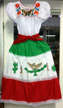 Load image into Gallery viewer, Women's Viva Mexico One Size Fits Most Top &amp; Skirt Set Mexican Folklorico Fiesta