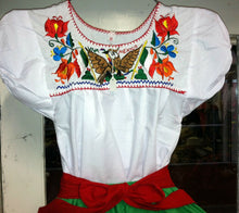 Load image into Gallery viewer, Women's Viva Mexico One Size Fits Most Top &amp; Skirt Set Mexican Folklorico Fiesta