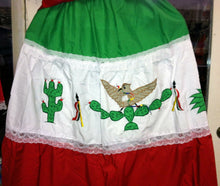 Load image into Gallery viewer, Women's Viva Mexico One Size Fits Most Top &amp; Skirt Set Mexican Folklorico Fiesta