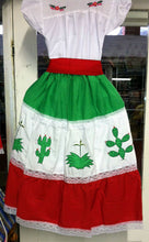 Load image into Gallery viewer, Women's Viva Mexico One Size Fits Most Top &amp; Skirt Set Mexican Folklorico Fiesta