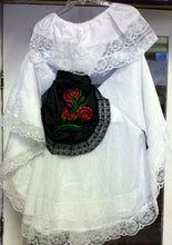 Load image into Gallery viewer, Veracruz Girls XS-XL Folklorico Fiesta Dance Traditional Dress Set White Lace