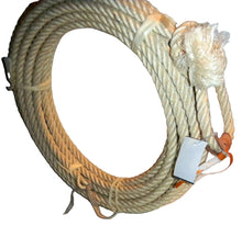 Load image into Gallery viewer, 40 Ft Western Rodeo Rope Lasso - Lariat Riata Agave Maguey Straw From Mexico