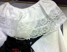 Load image into Gallery viewer, Veracruz Womens XS-XXL Folklorico Fiesta Dance Traditional Dress Set White Lace