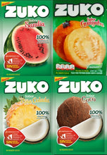 Load image into Gallery viewer, ZUKO Many Flavors No Sugar Needed Makes 2 Liters Of Drink Mix 15g From Mexico