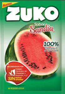 ZUKO Many Flavors No Sugar Needed Makes 2 Liters Of Drink Mix 15g From Mexico